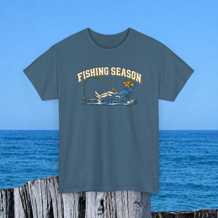 Fishing Season T-Shirt — Retro Fisherman Graphic Tee