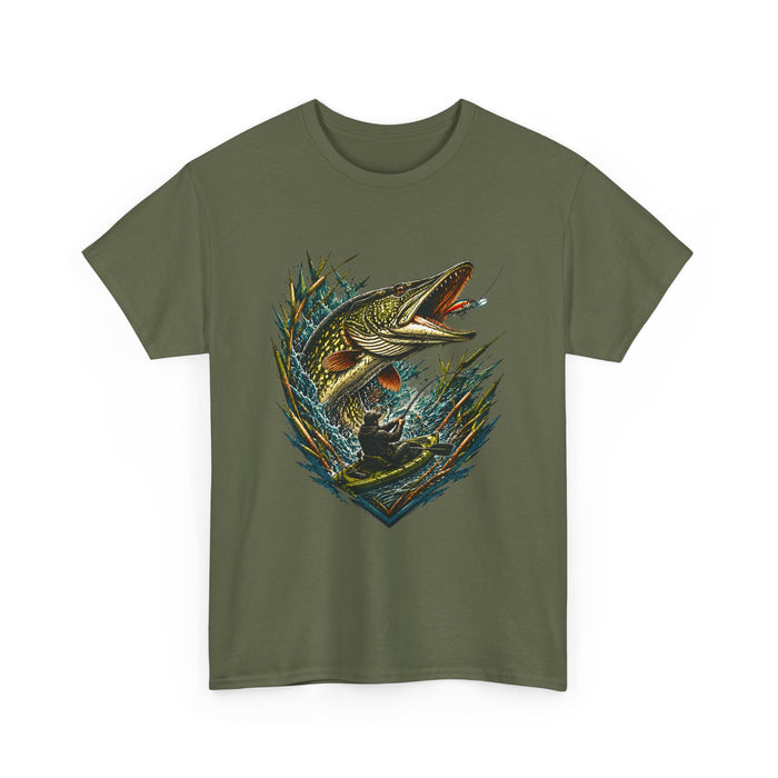 Fishing Bass T-Shirt — Largemouth Fish Graphic Tee