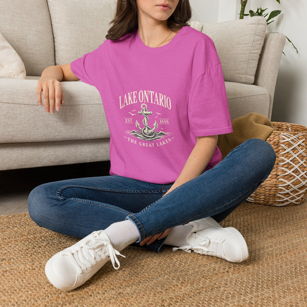 Anchor Graphic T‑Shirt — “I Am Onward” Nautical Vintage Tee