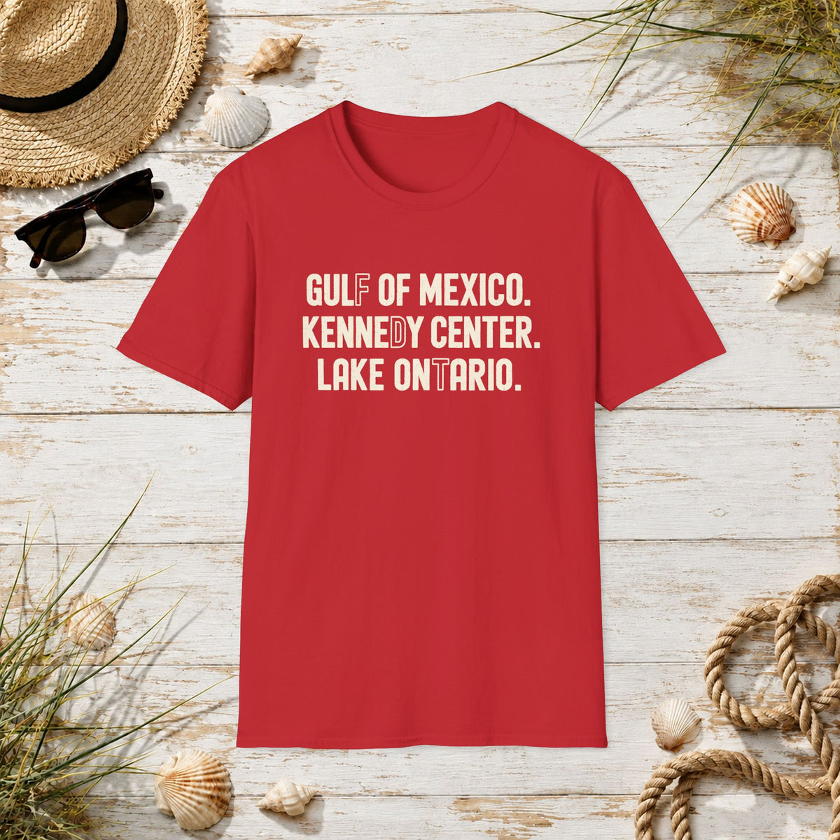 Gulf of Mexico. Kennedy Center. Lake Ontario - FDT T-Shirt