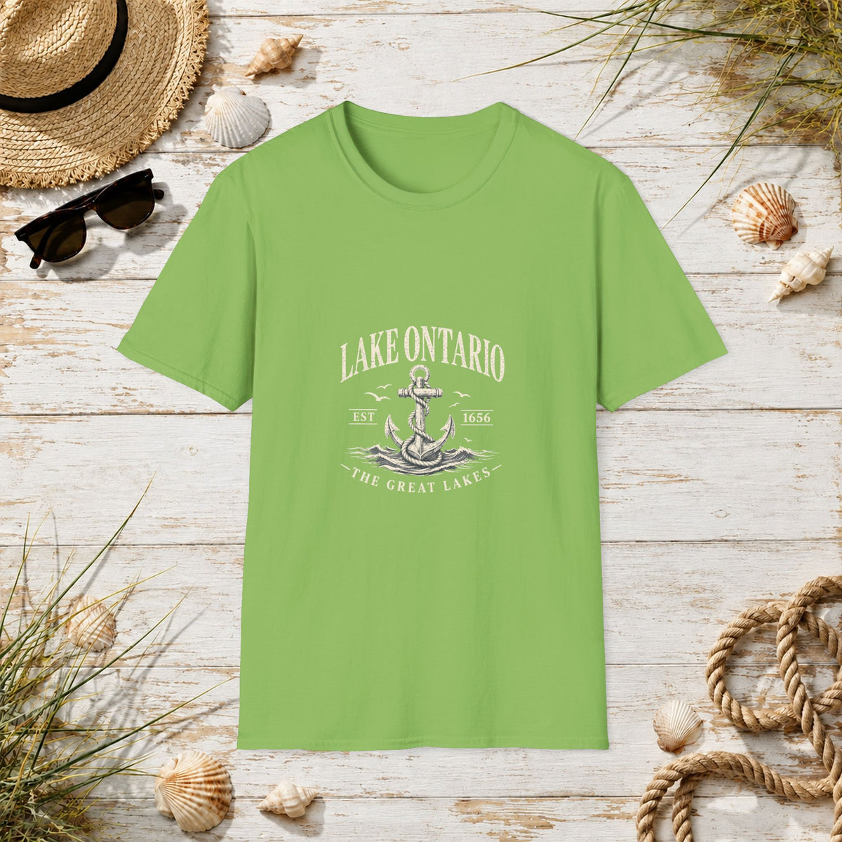 Anchor Graphic T‑Shirt — “I Am Onward” Nautical Vintage Tee