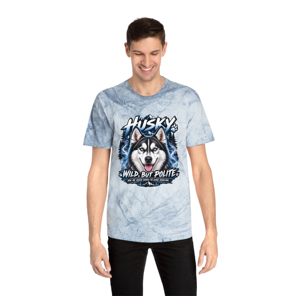 Husky 'Wild But Polite' Graphic T-Shirt