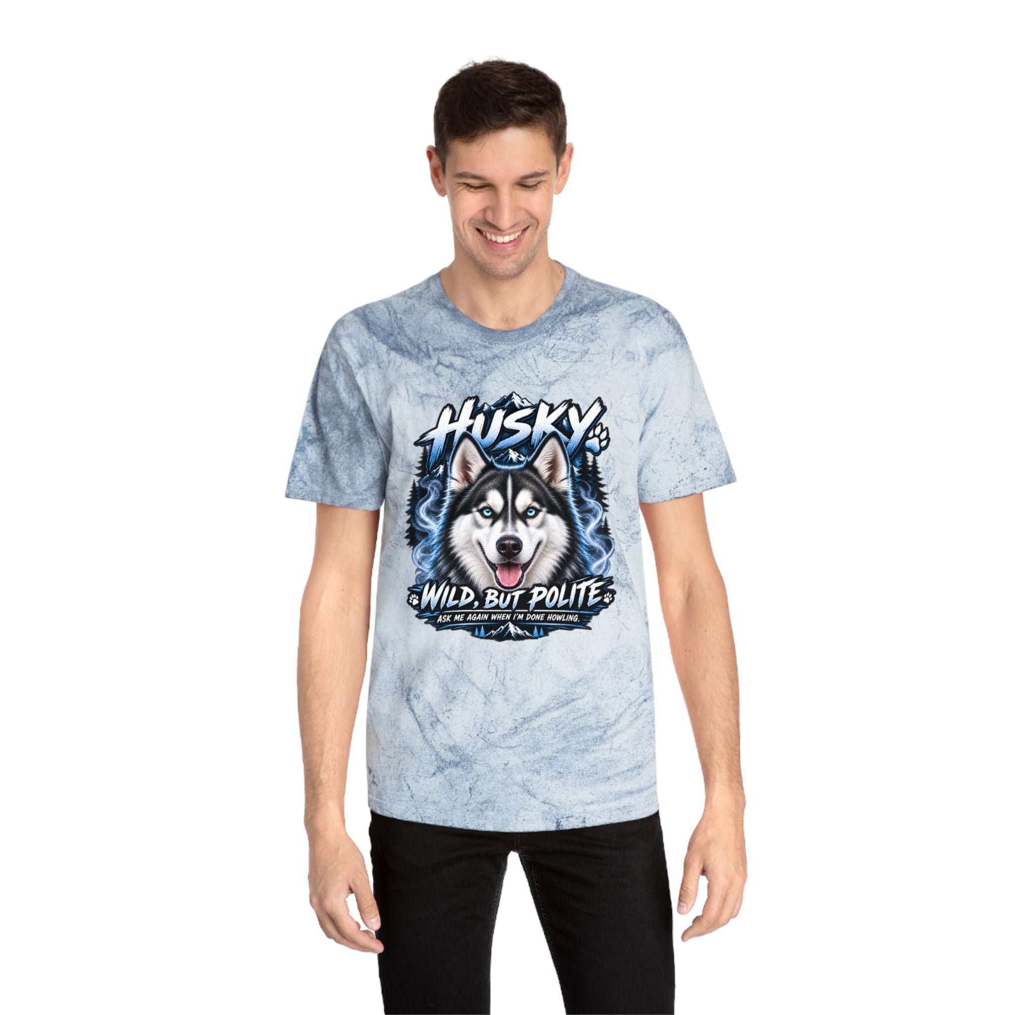 Husky 'Wild But Polite' Graphic T-Shirt