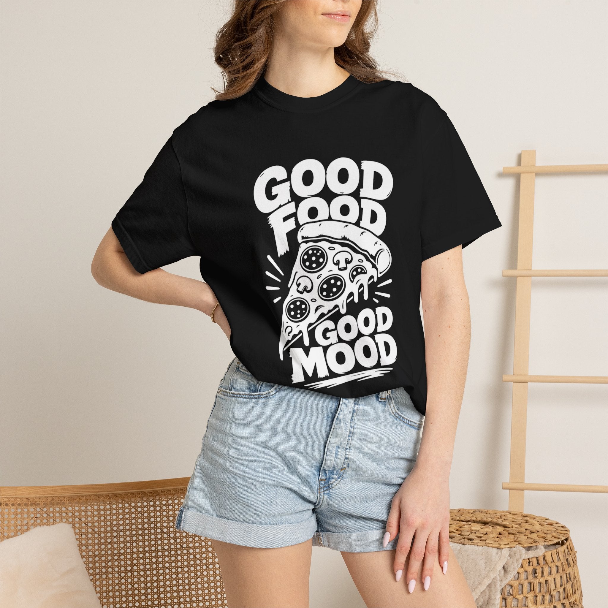 T-Shirt — Minimal White Garment-Dyed Tee