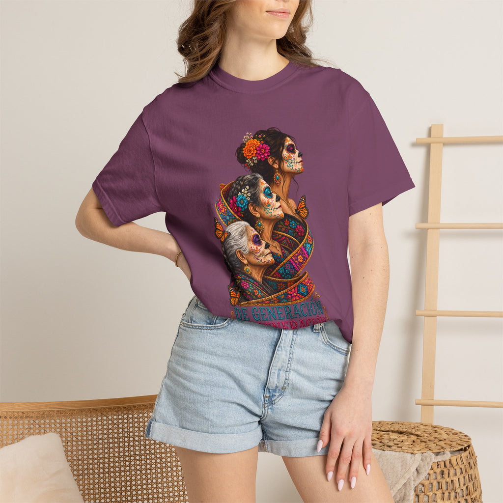 Day of the Dead "De Generación en Generación" T-Shirt