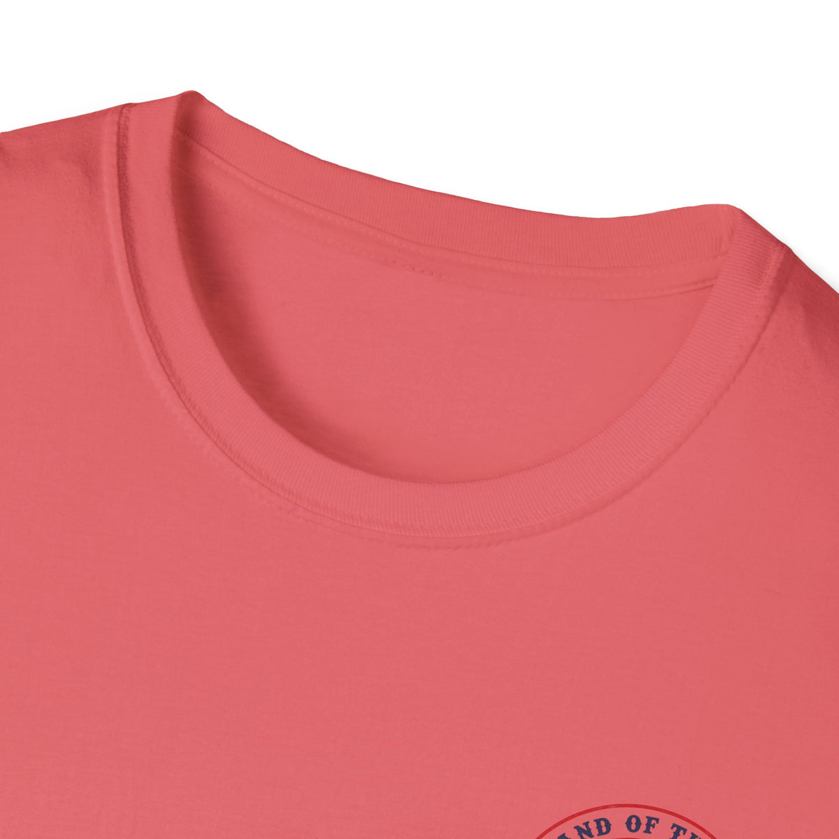 America Vintage Badge T-Shirt — "Land of the Free, Because of the Brave"