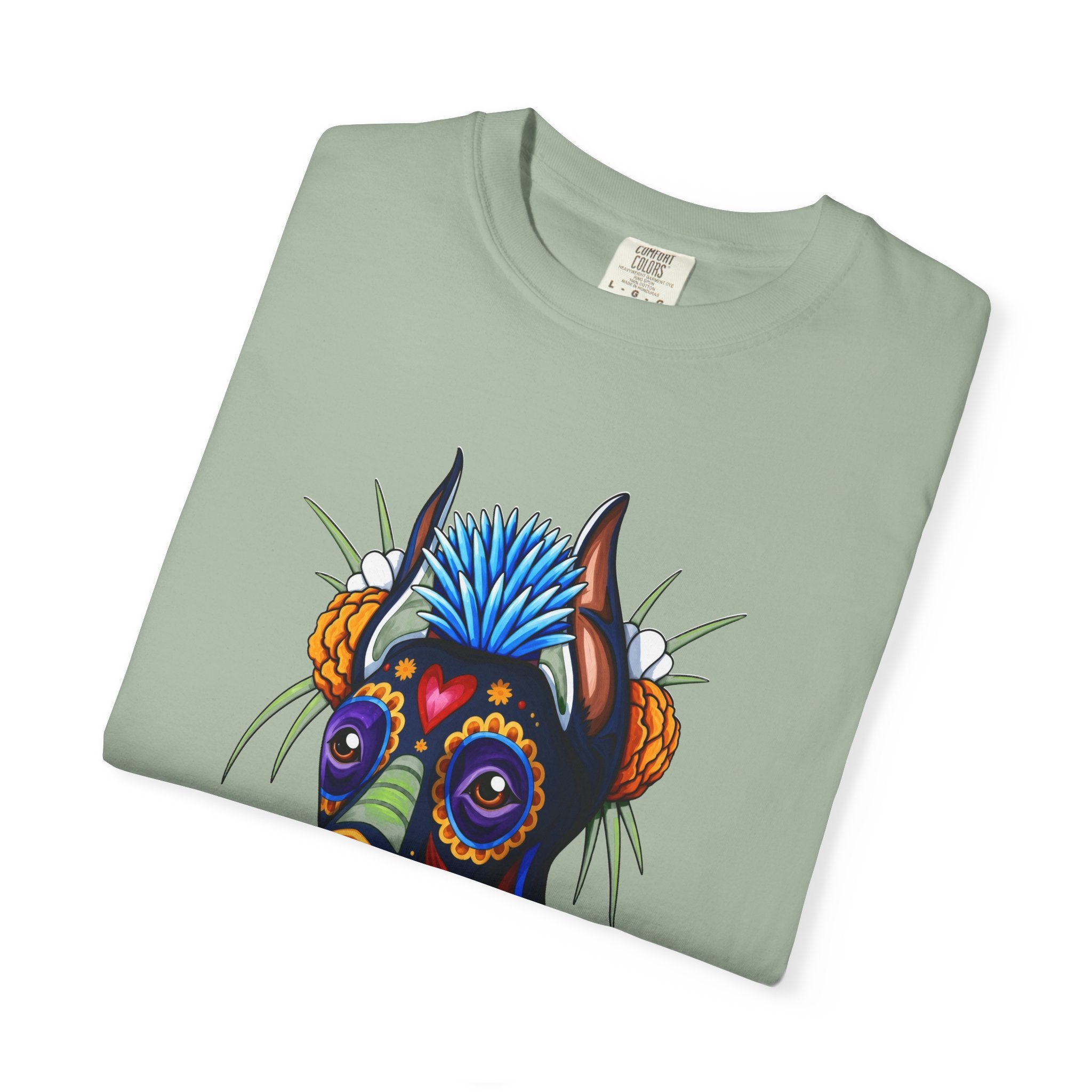 Doberman Día de los Muertos Graphic T-Shirt