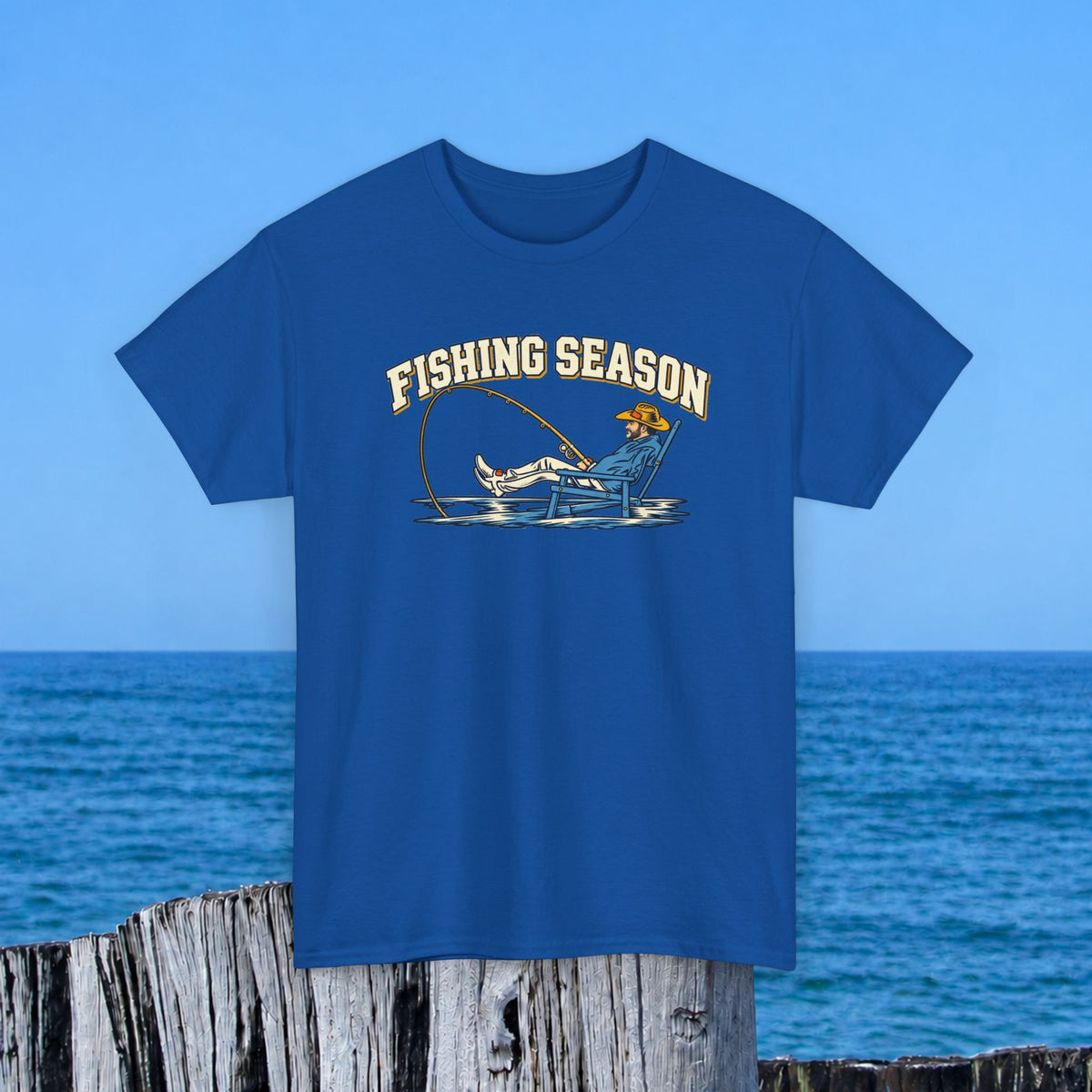 Fishing Season T-Shirt — Retro Fisherman Graphic Tee