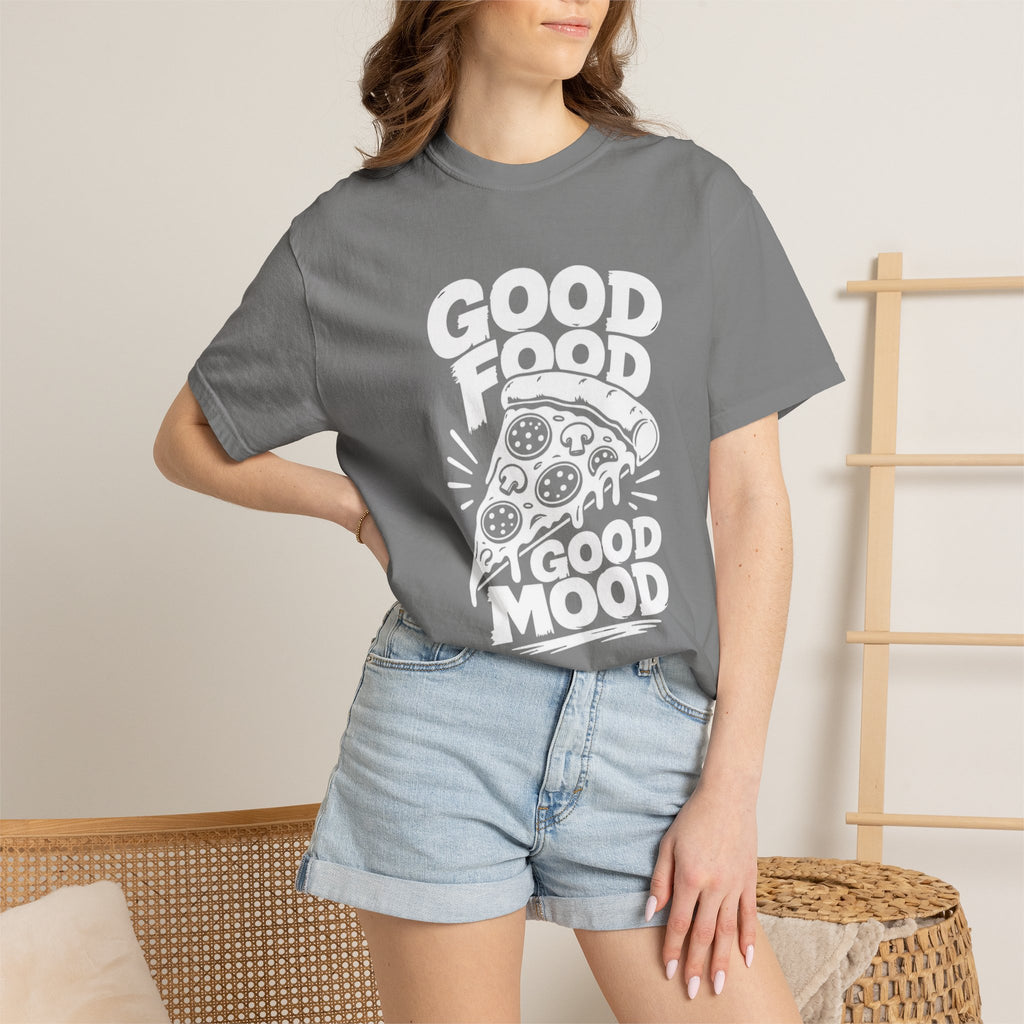 T-Shirt — Minimal White Garment-Dyed Tee