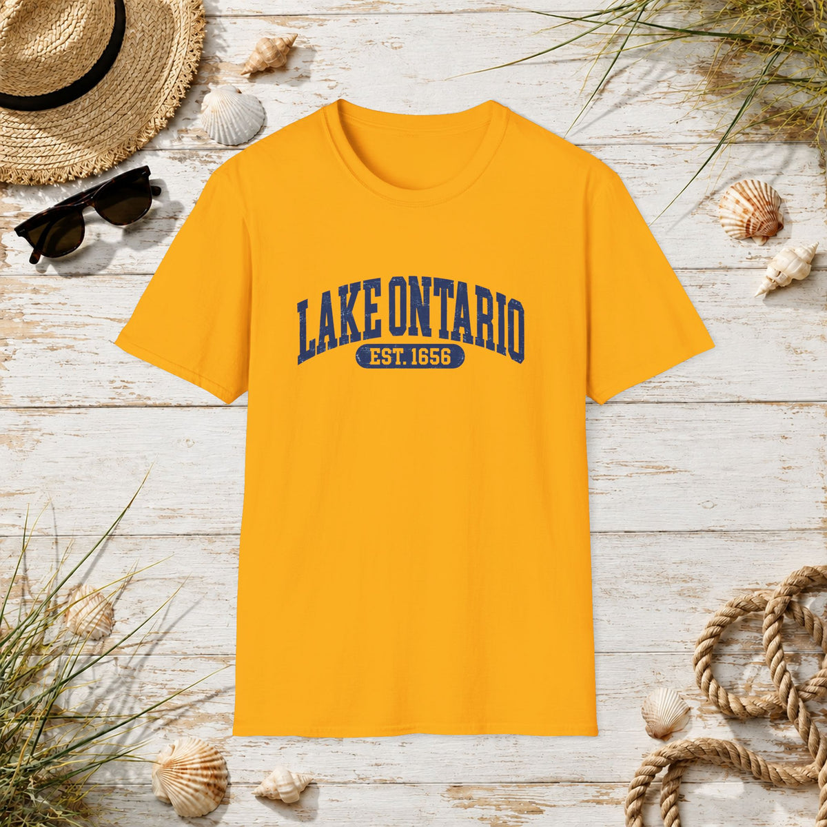Lake Ontario Vintage Style T-Shirt
