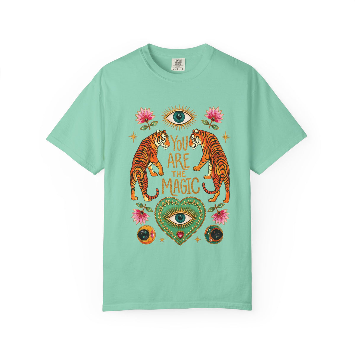 You Are the Magic T-Shirt — Mystical Tiger Heart Graphic Tee