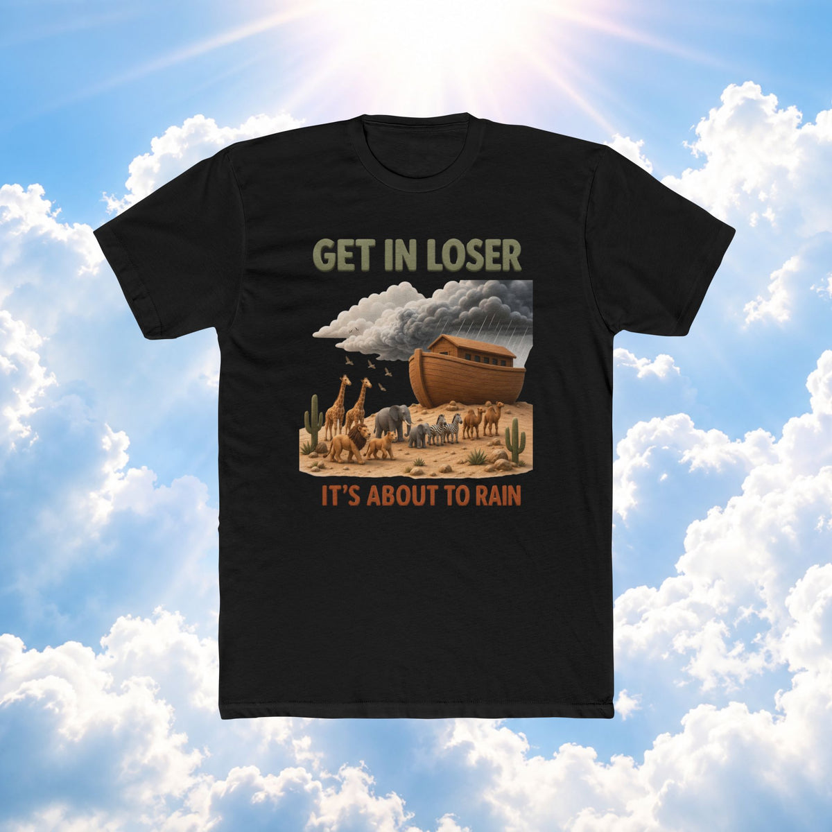 Noah's Ark 'Get in Loser' T-Shirt — Vintage Desert Ark Graphic Tee