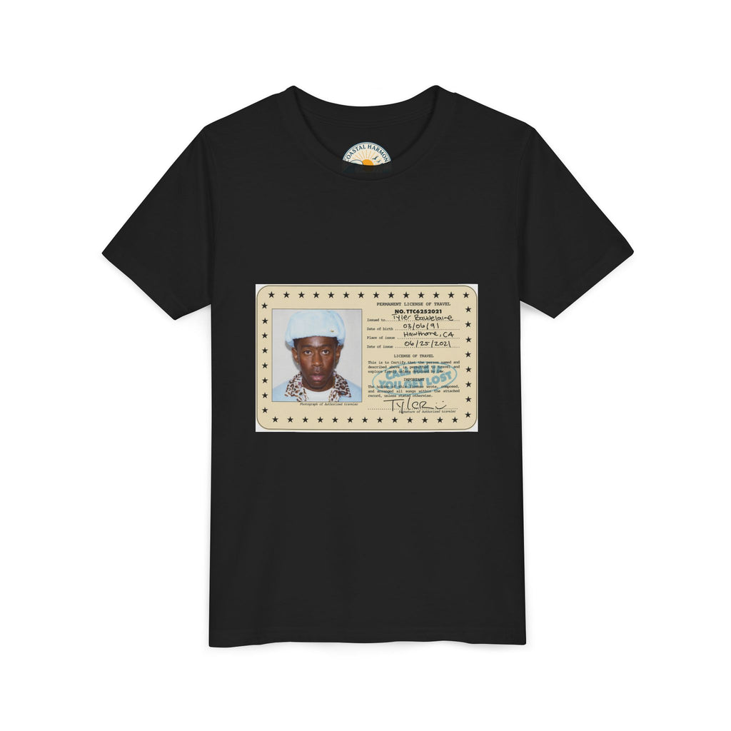 Youth Tee — Vintage ID Card Photo Print
