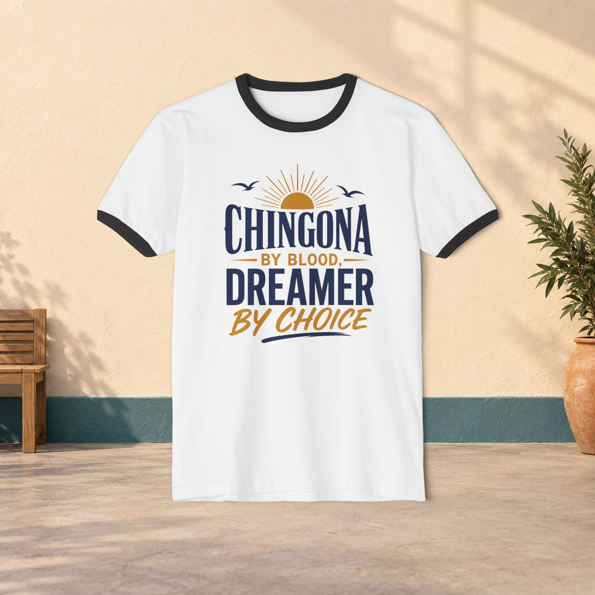 Dreamer Unisex Cotton Ringer T-Shirt