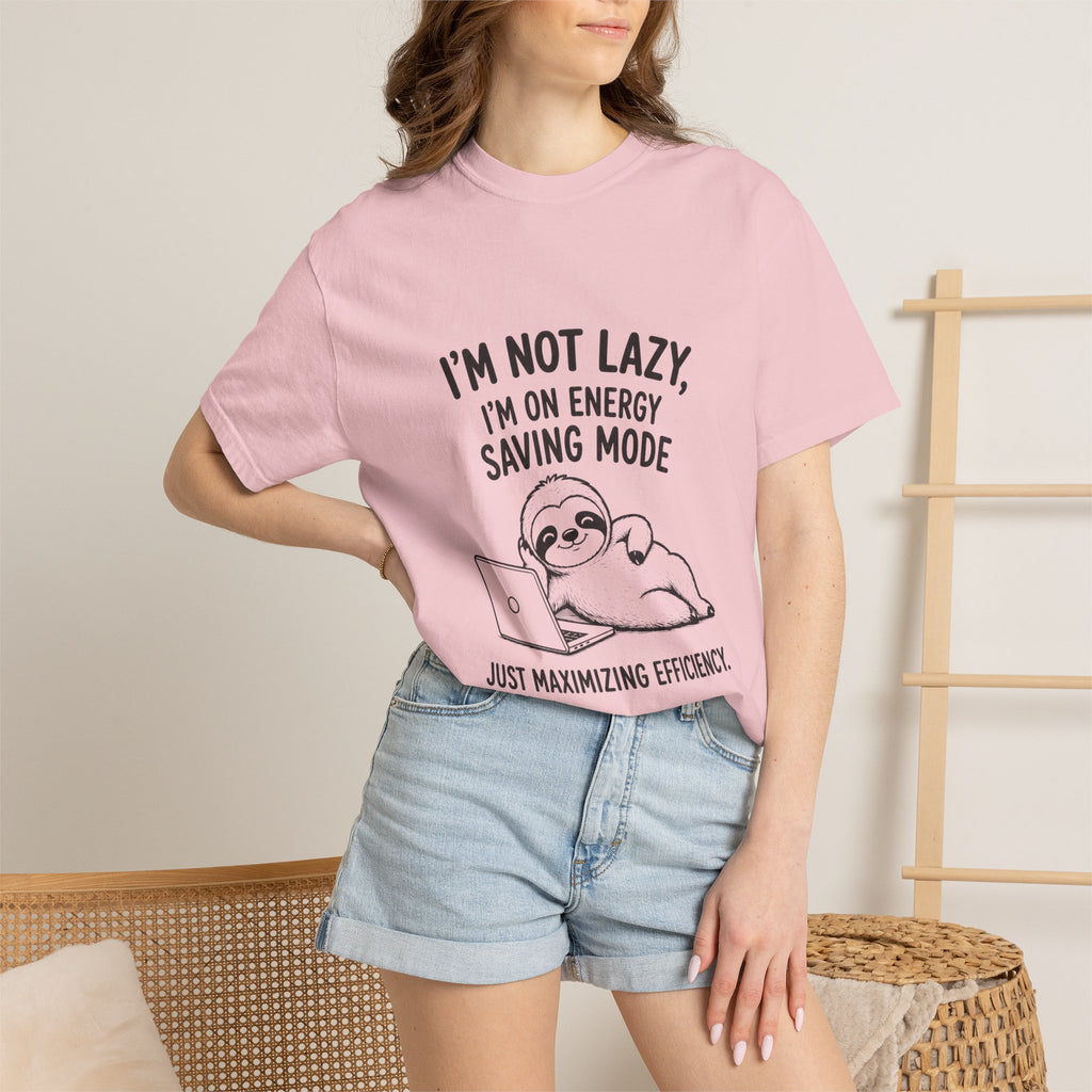 Sloth "I'm Not Lazy, I'm On Energy Saving Mode" T-Shirt