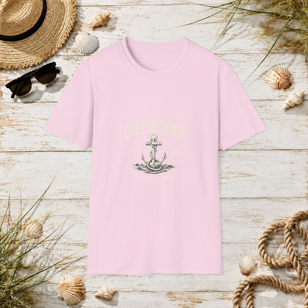Anchor Graphic T‑Shirt — “I Am Onward” Nautical Vintage Tee