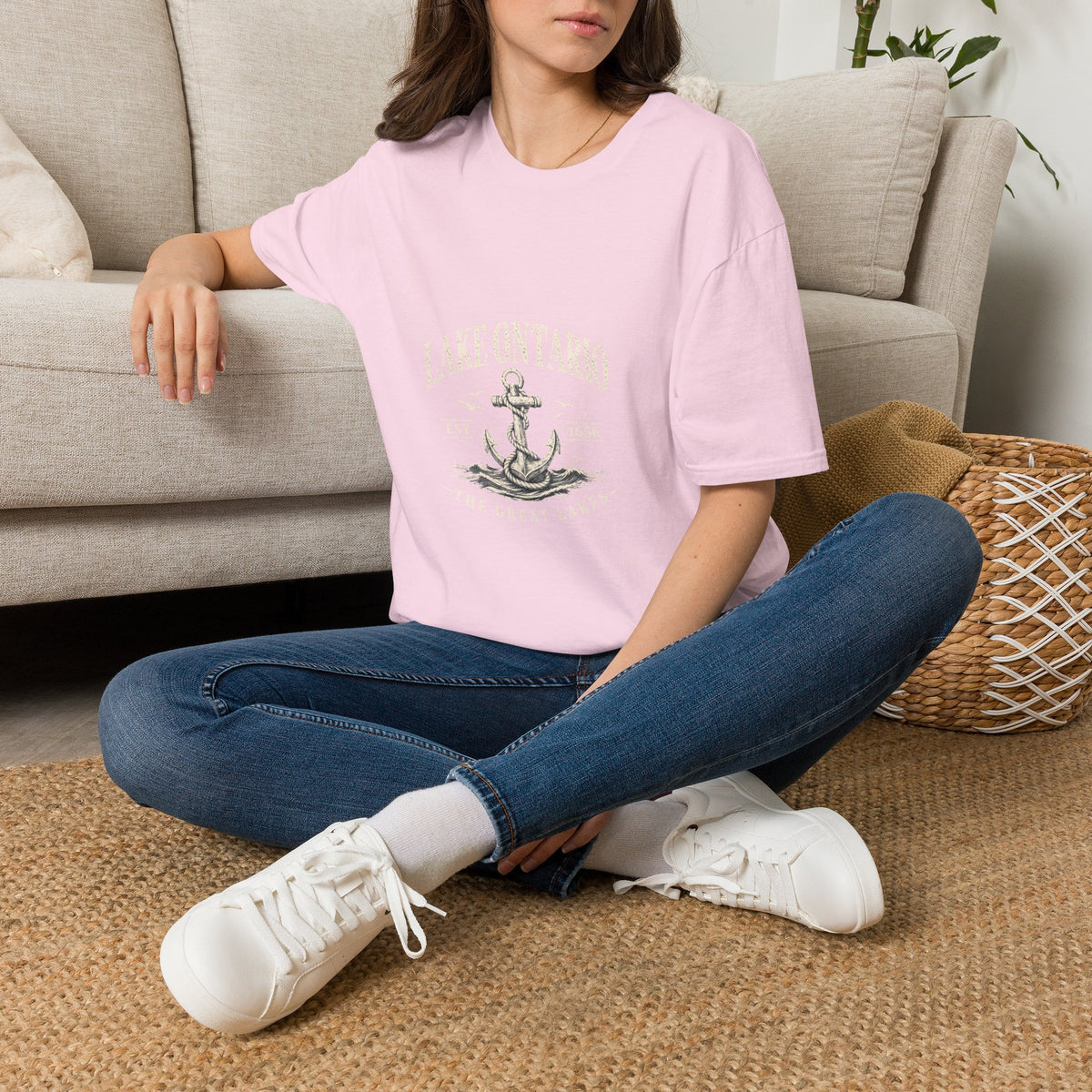 Anchor Graphic T‑Shirt — “I Am Onward” Nautical Vintage Tee