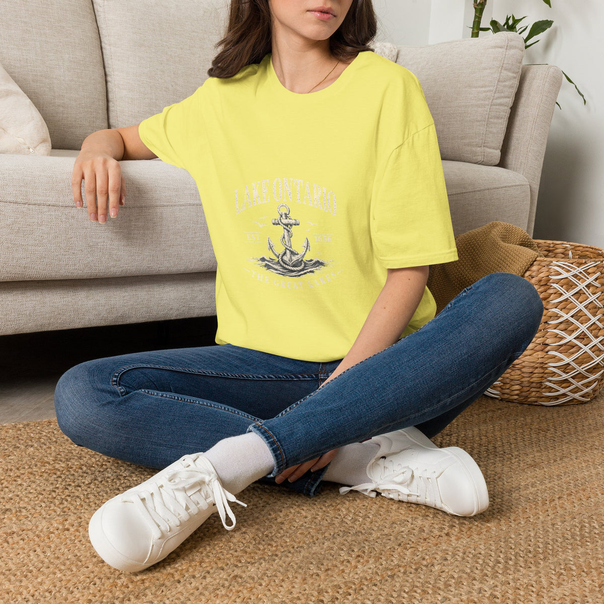 Anchor Graphic T‑Shirt — “I Am Onward” Nautical Vintage Tee