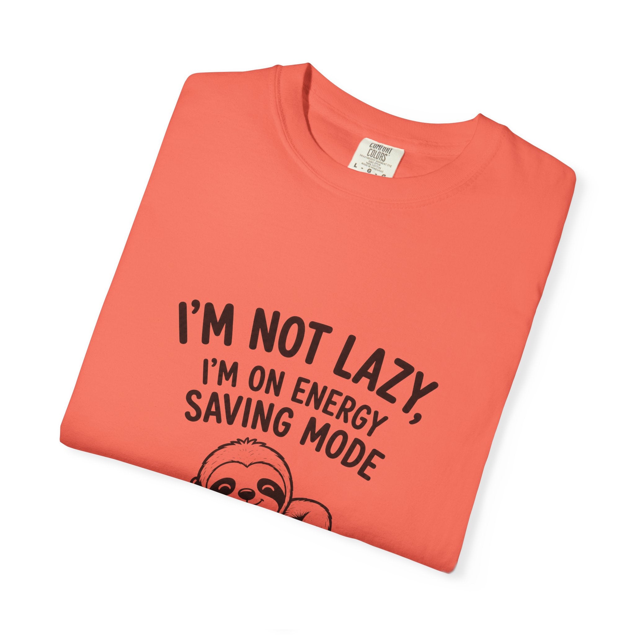 Sloth "I'm Not Lazy, I'm On Energy Saving Mode" T-Shirt