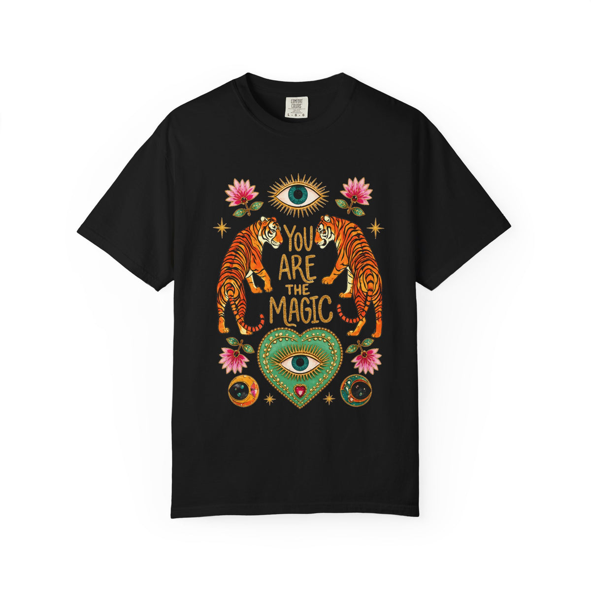 You Are the Magic T-Shirt — Mystical Tiger Heart Graphic Tee