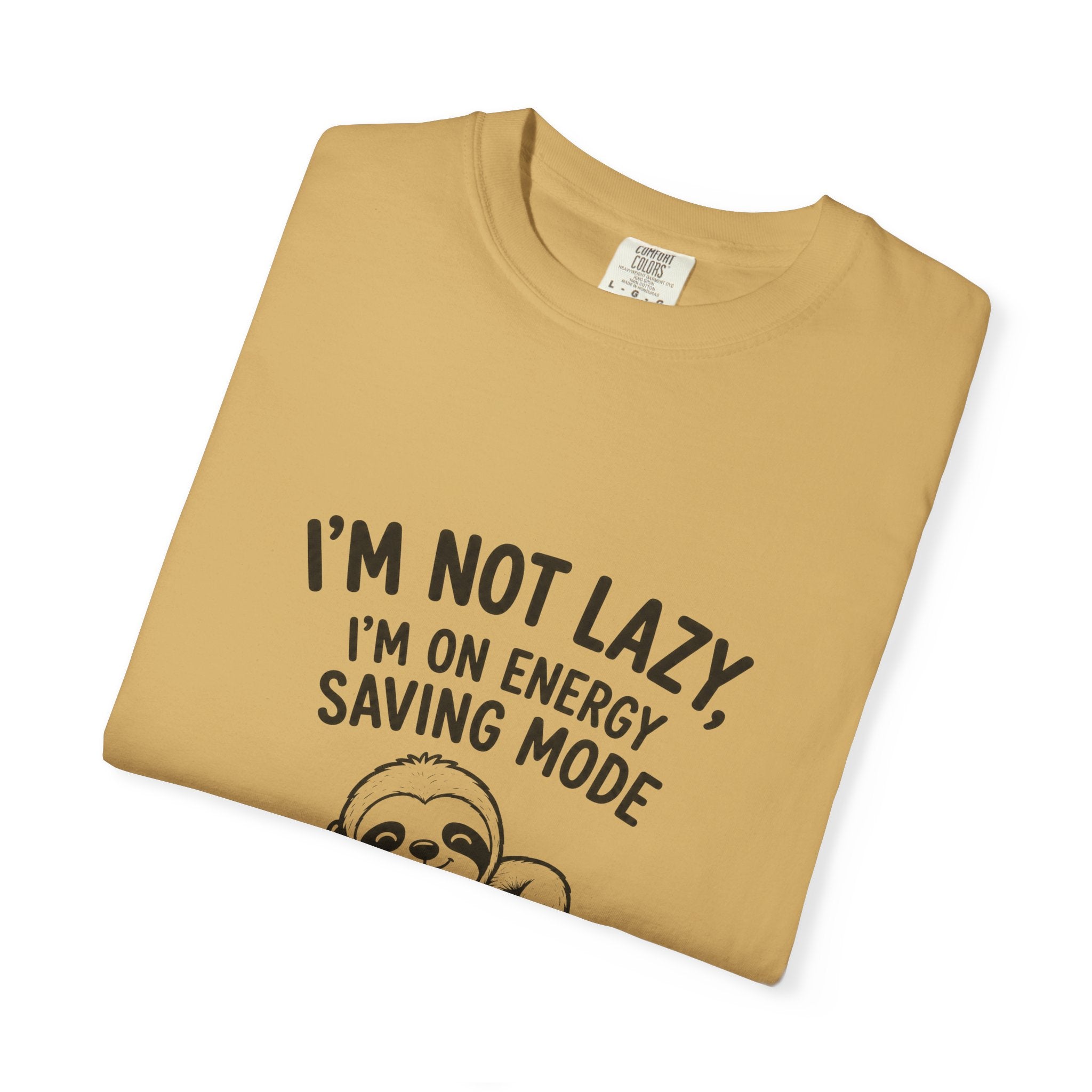 Sloth "I'm Not Lazy, I'm On Energy Saving Mode" T-Shirt