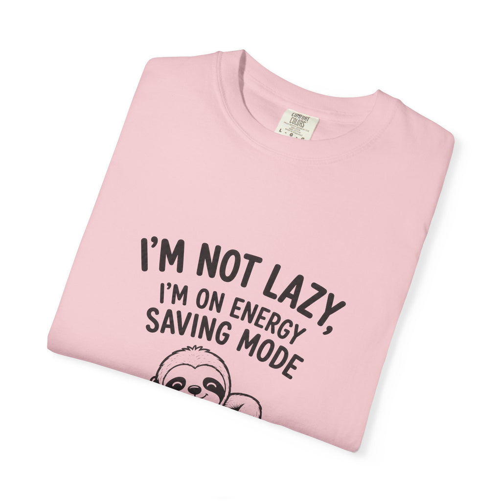 Sloth "I'm Not Lazy, I'm On Energy Saving Mode" T-Shirt