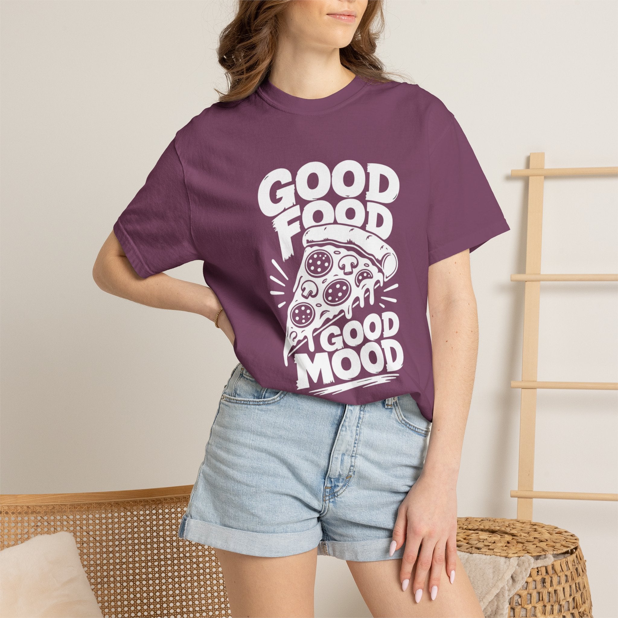 T-Shirt — Minimal White Garment-Dyed Tee