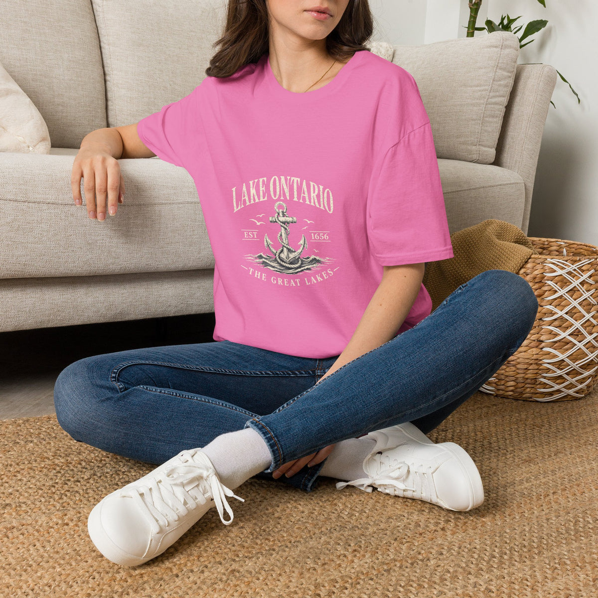 Anchor Graphic T‑Shirt — “I Am Onward” Nautical Vintage Tee