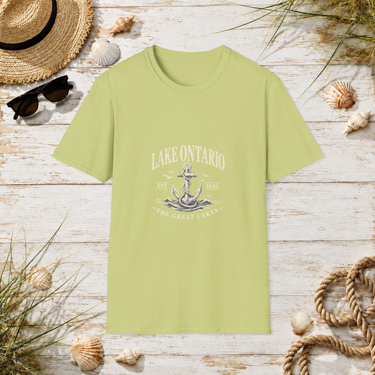 Anchor Graphic T‑Shirt — “I Am Onward” Nautical Vintage Tee