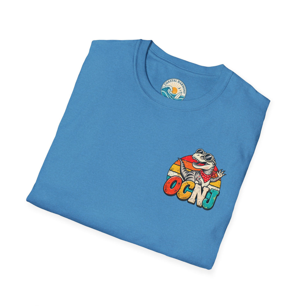 T-Shirt — "Good Food Good Mood" Raccoon Pizza Graphic Tee