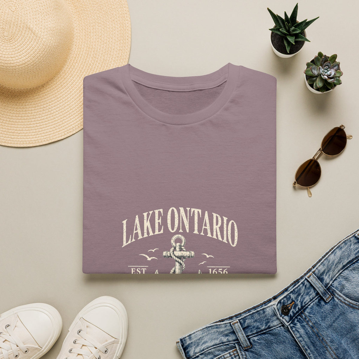 Anchor Graphic T‑Shirt — “I Am Onward” Nautical Vintage Tee