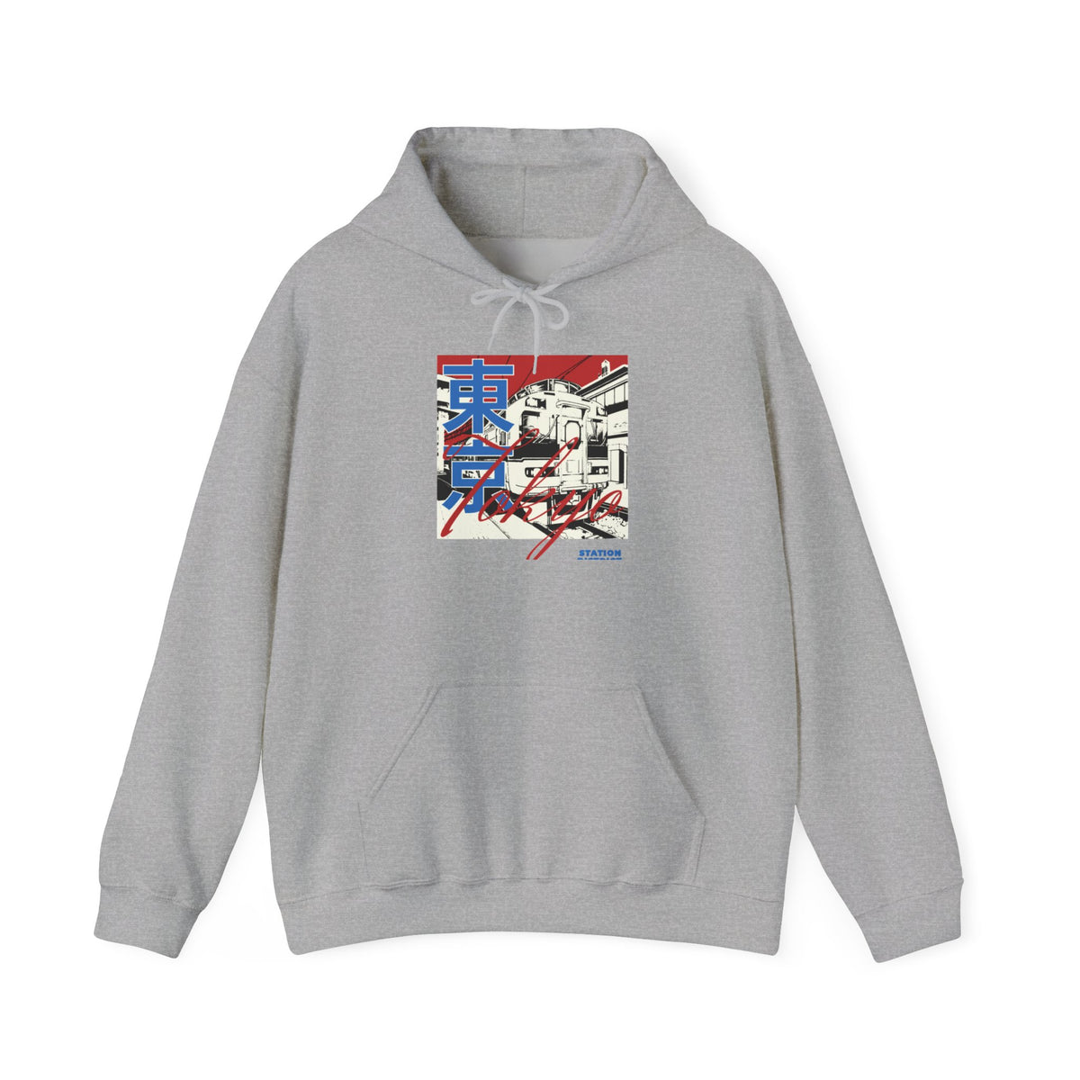 Japanese Cityscape Hoodie — Retro Vaporwave Tokyo Graphic Sweatshirt