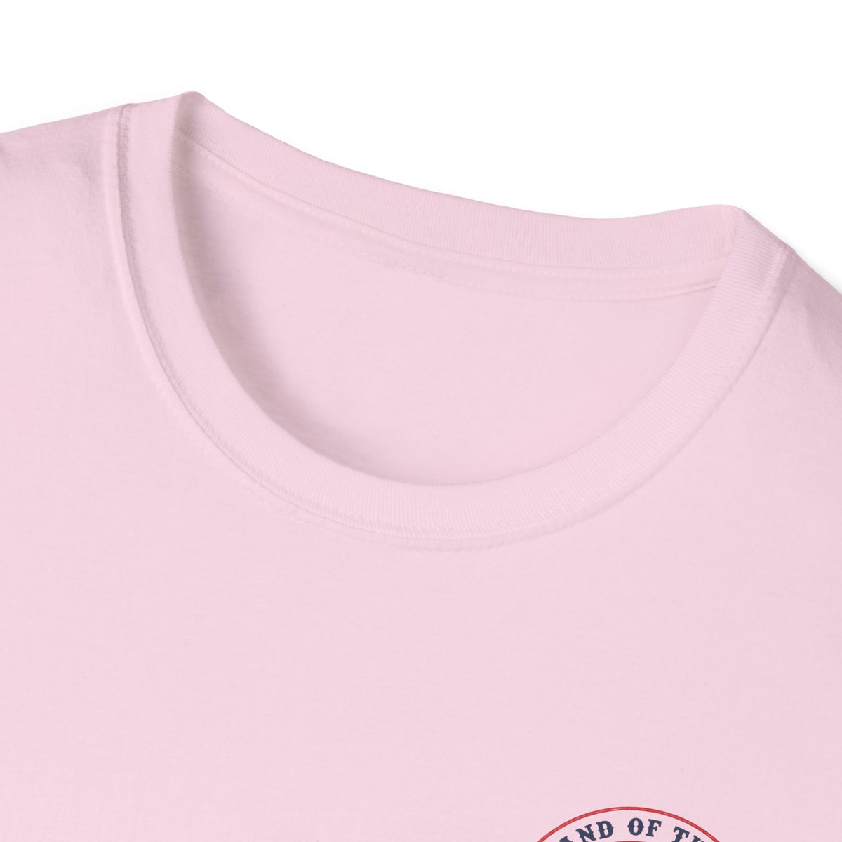 America Vintage Badge T-Shirt — "Land of the Free, Because of the Brave"