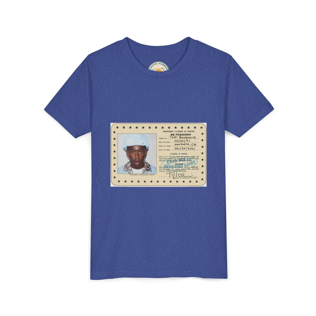 Youth Tee — Vintage ID Card Photo Print
