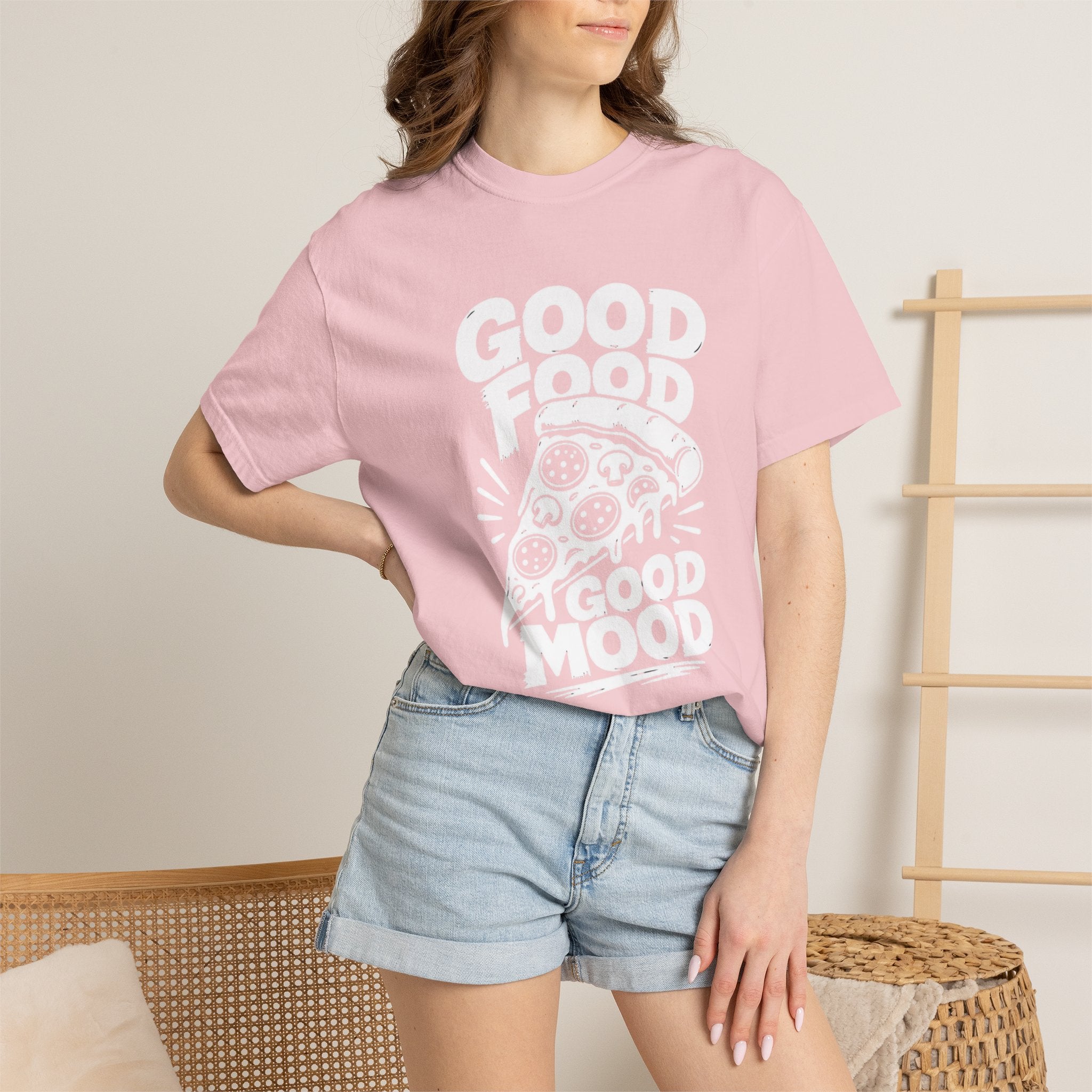 T-Shirt — Minimal White Garment-Dyed Tee
