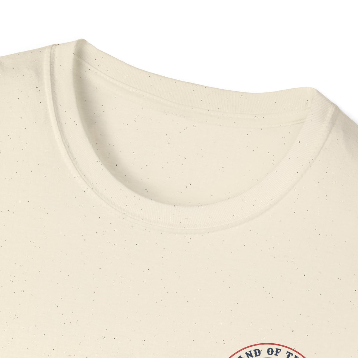 America Vintage Badge T-Shirt — "Land of the Free, Because of the Brave"