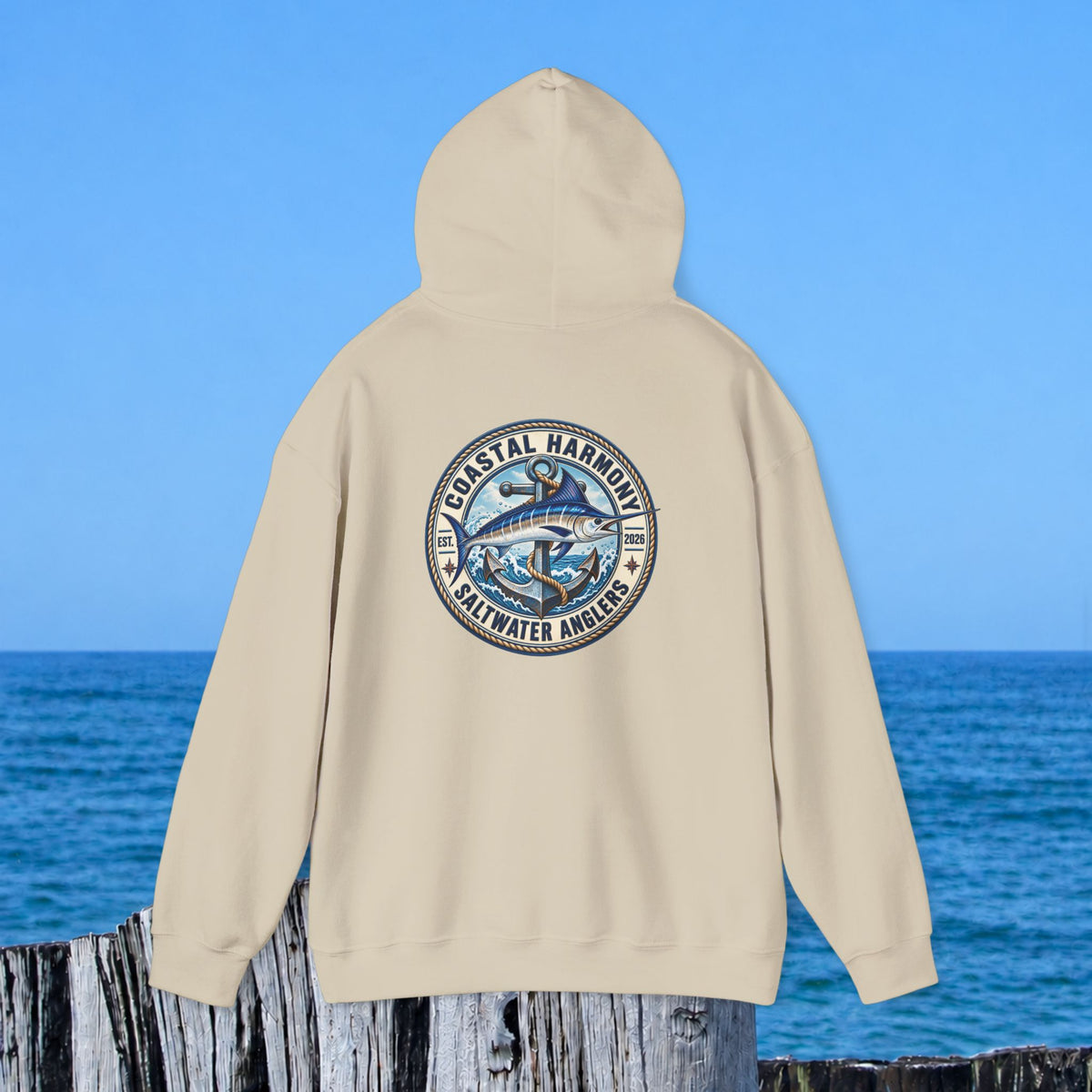 Fishing Hoodie – Coastal Marlin Saltwater Anglers Graphic Hoodie