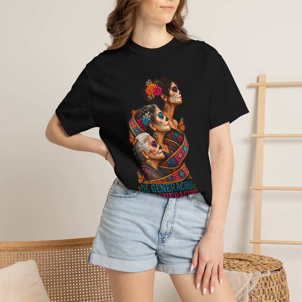 Day of the Dead "De Generación en Generación" T-Shirt