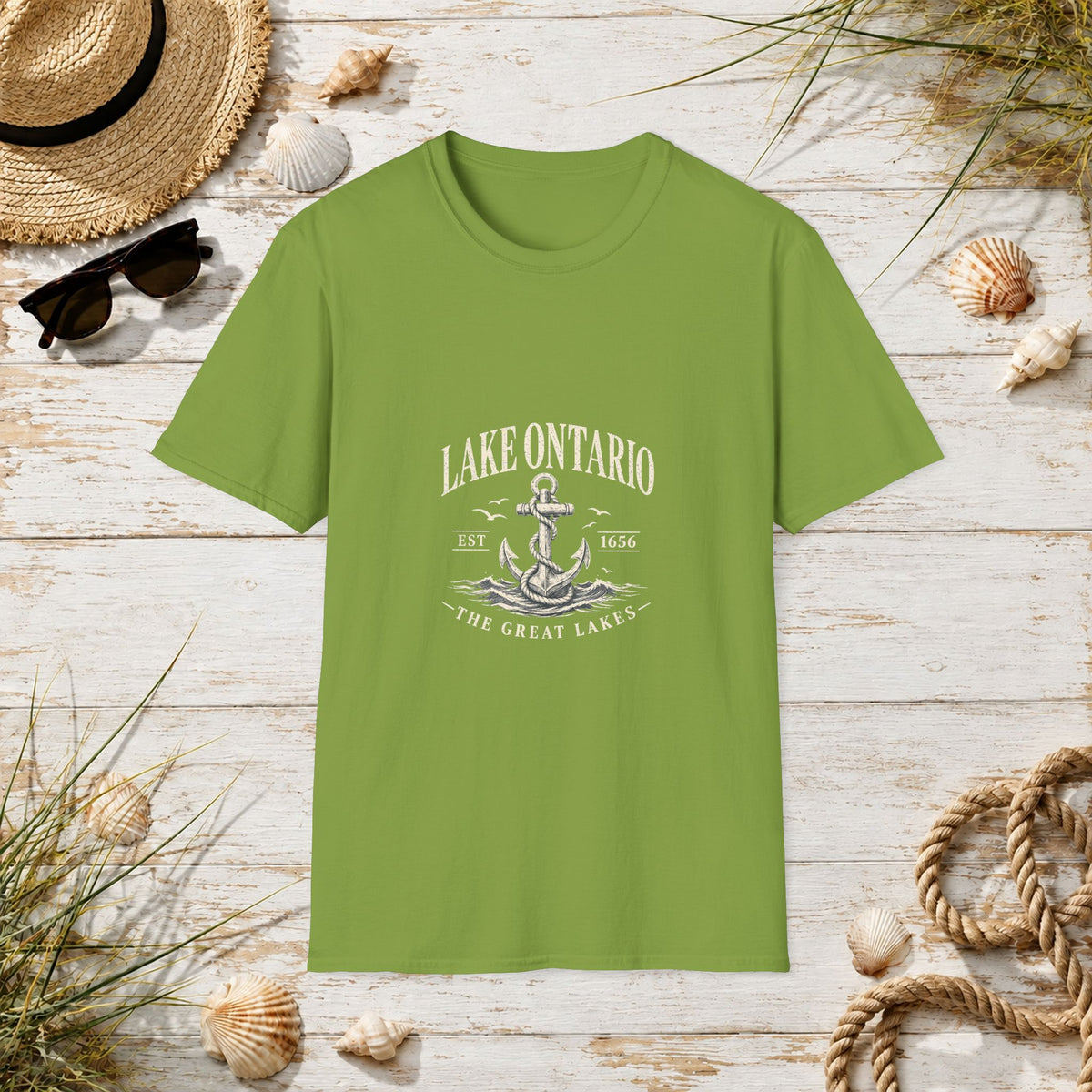 Anchor Graphic T‑Shirt — “I Am Onward” Nautical Vintage Tee