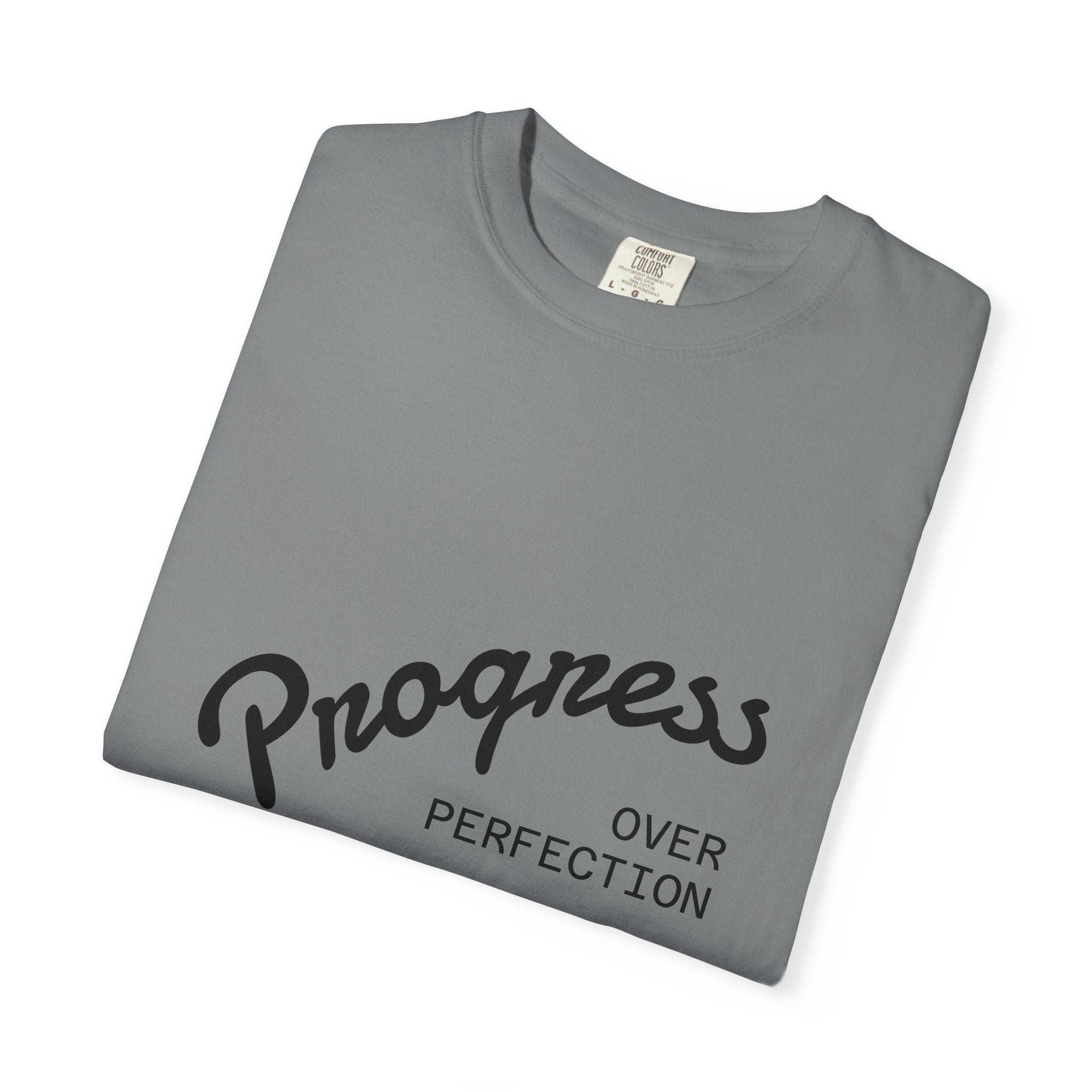 Coastal Harmony T-Shirt — "Progress Over Perfection" Surf Graphic Tee