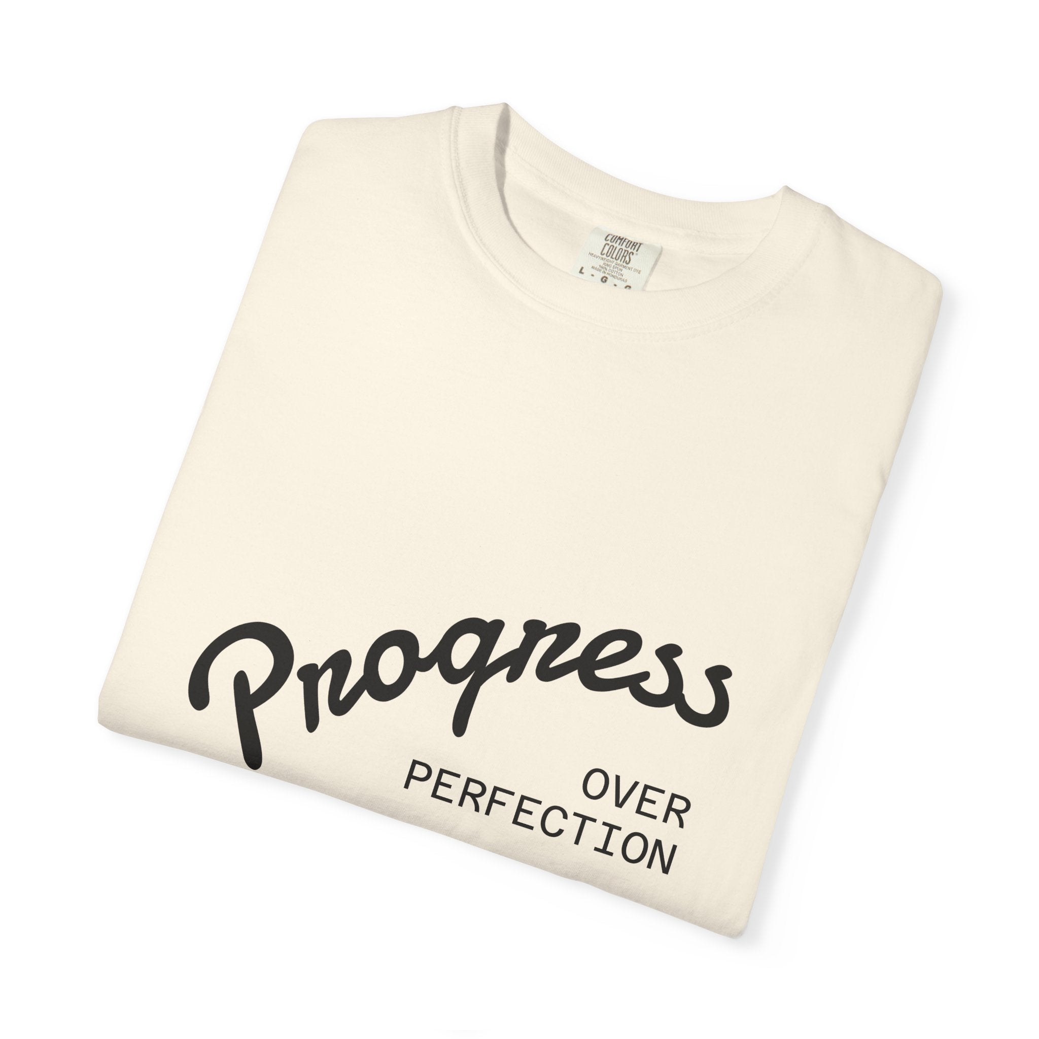 Coastal Harmony T-Shirt — "Progress Over Perfection" Surf Graphic Tee