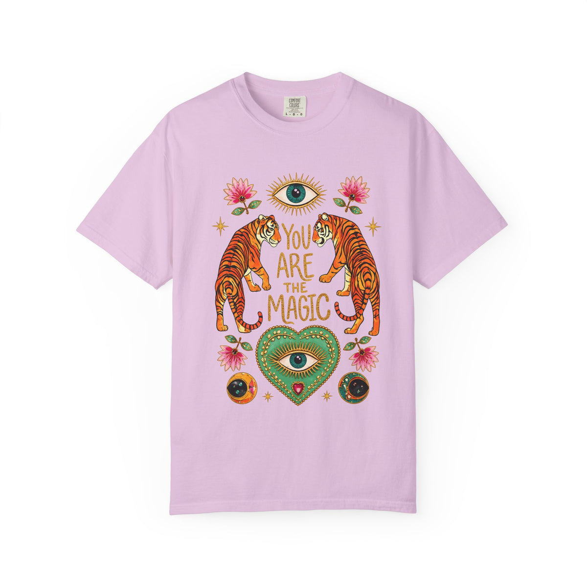 You Are the Magic T-Shirt — Mystical Tiger Heart Graphic Tee