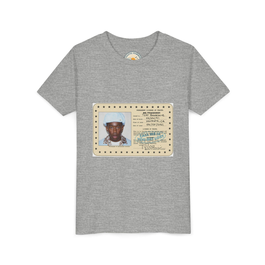 Youth Tee — Vintage ID Card Photo Print