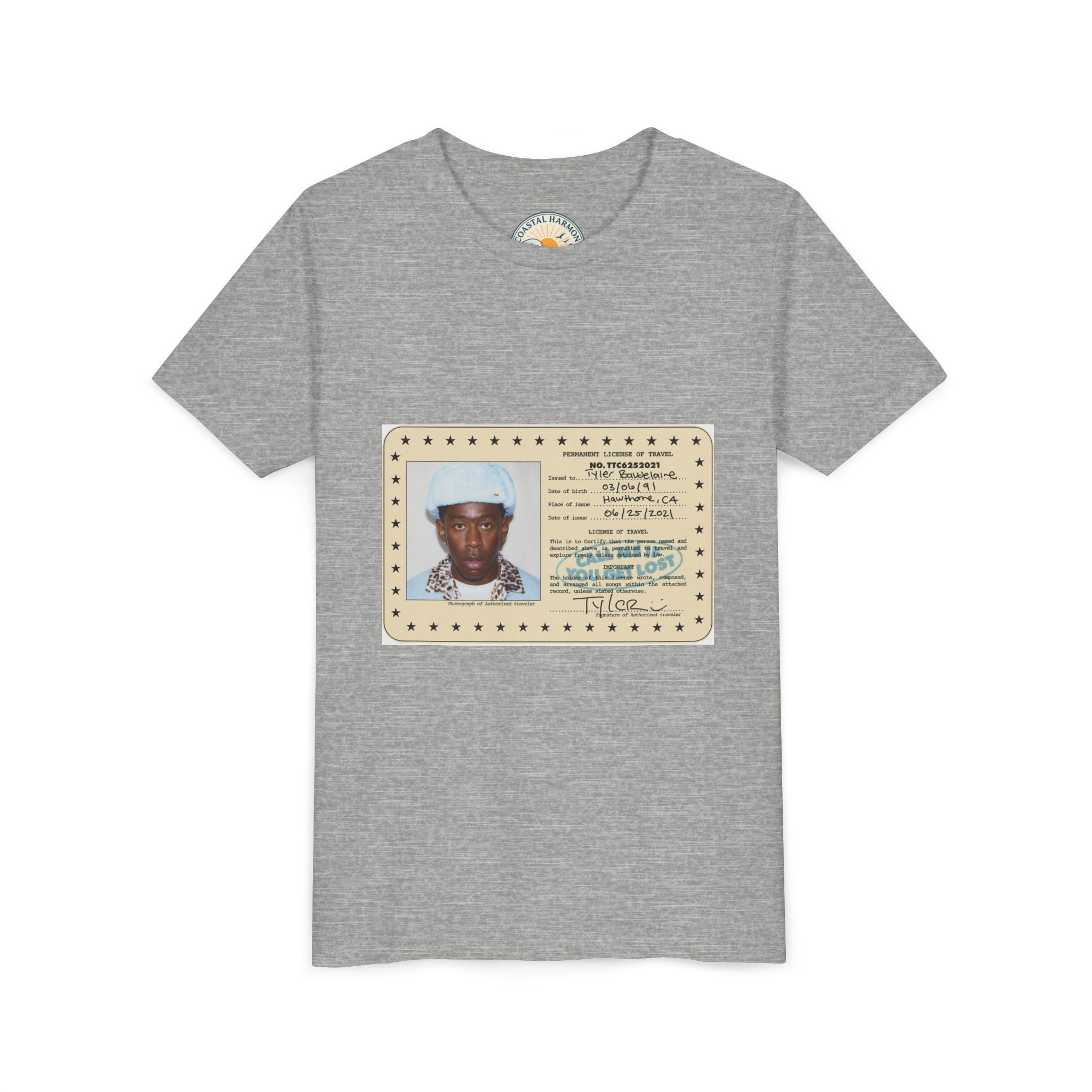 Youth Tee — Vintage ID Card Photo Print