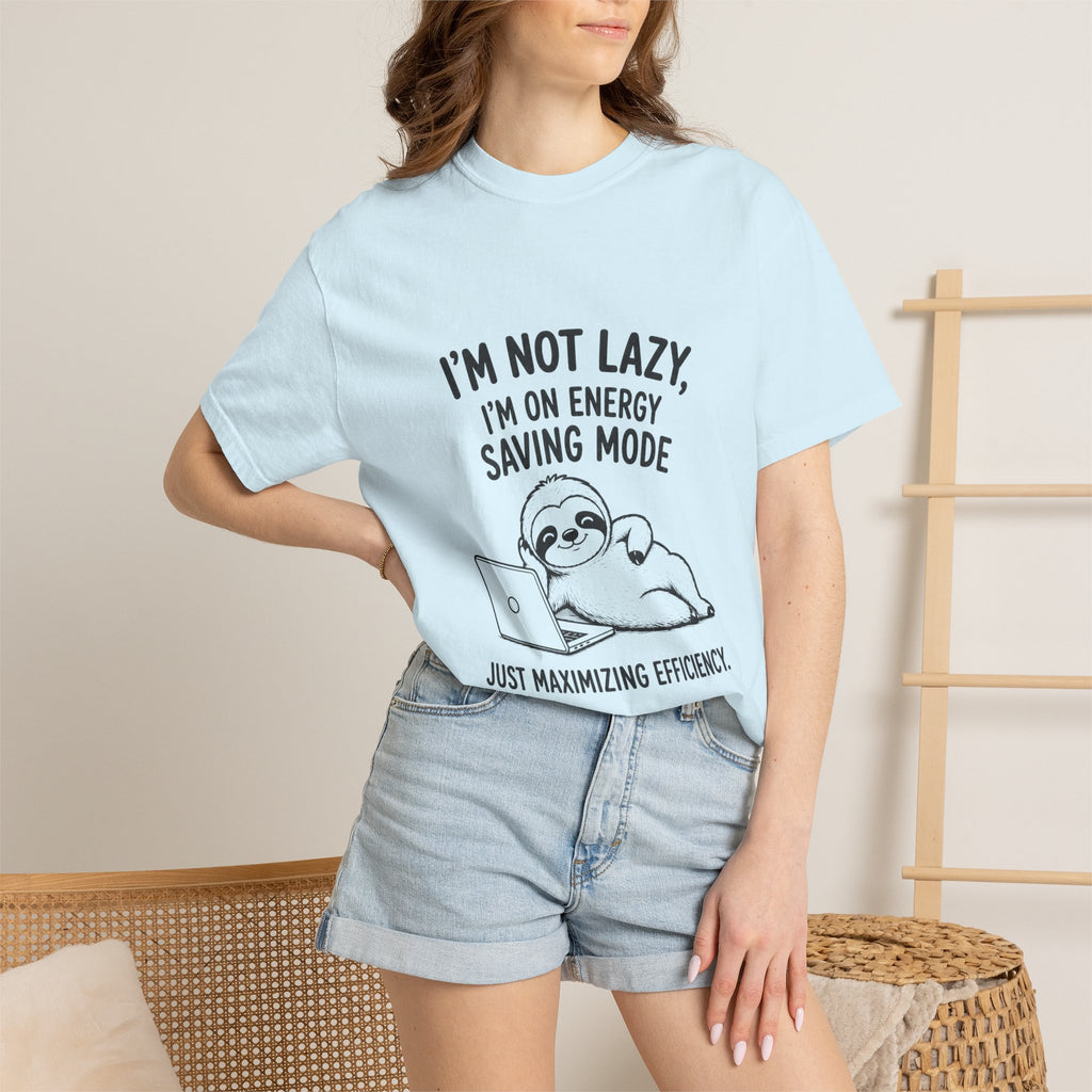 Sloth "I'm Not Lazy, I'm On Energy Saving Mode" T-Shirt