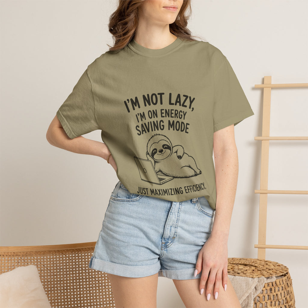 Sloth "I'm Not Lazy, I'm On Energy Saving Mode" T-Shirt