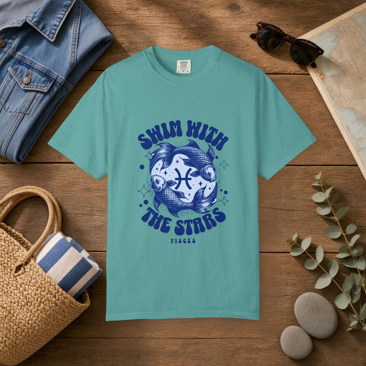 Pisces 'Swim with the Stars' Graphic T-Shirt