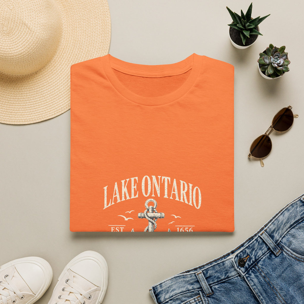 Anchor Graphic T‑Shirt — “I Am Onward” Nautical Vintage Tee