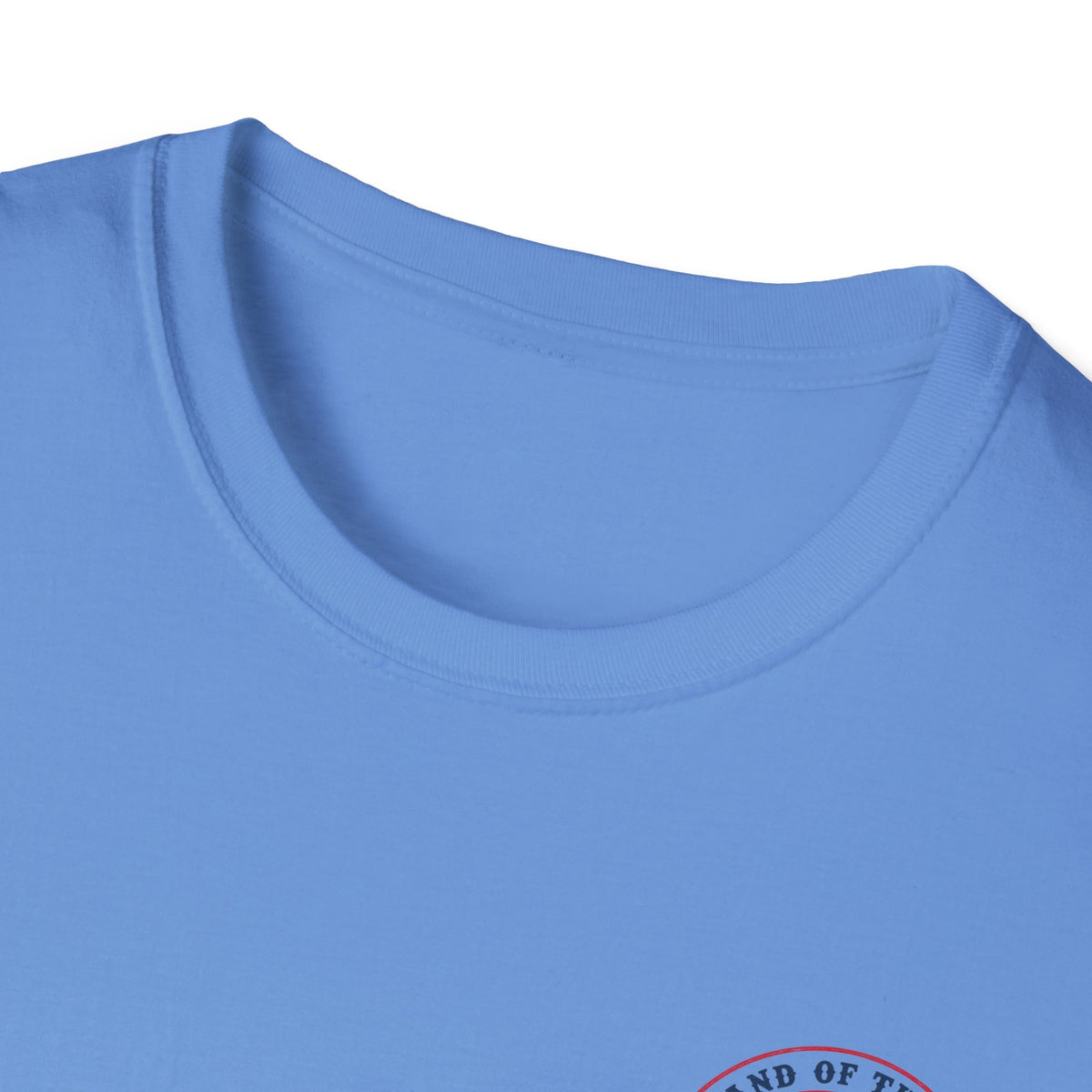America Vintage Badge T-Shirt — "Land of the Free, Because of the Brave"