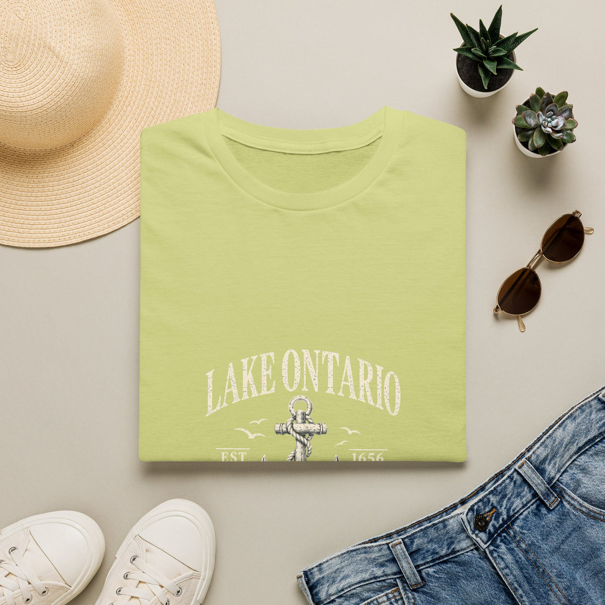 Anchor Graphic T‑Shirt — “I Am Onward” Nautical Vintage Tee